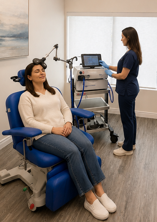 Patient receiving compassionate clinical care